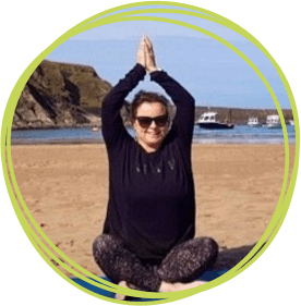 Yoga teacher Claire Jennings 